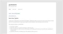 Desktop Screenshot of goodwebsite.org